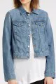 BLK DNM Classic Cropped Denim Jacket