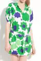 DVF 'Karin' Print Silk Shirtdress