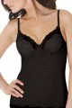 Diamond Mesh Cupped Shaping Cami with Lace Trim 34 copy
