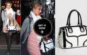 Dianna Agron with Rebecca Minkoff Satchel Dianna Agron with Rebecca Minkoff Satchel