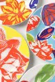 Floral dessert plates