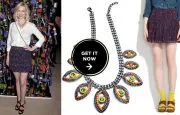 January Jones in Madewell & DANNIJO January Jones in Madewell & DANNIJO