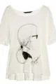 KARL Jacinda Karl Print Jersey T Shirt