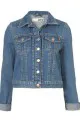 Moto 70's Vintage Denim Jacket