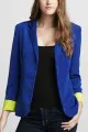 Naven Contrast-Cuff Blazer in Vegas Blue