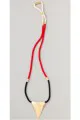 Noir for L.A.M.B. Long Dart Cord Necklace
