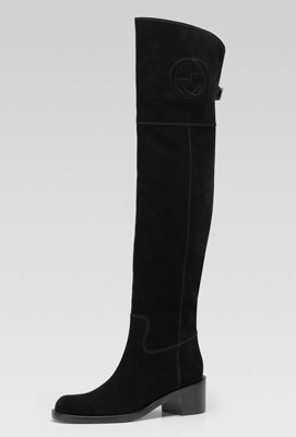 Gucci Suede Over-the-Knee Boot « SHEfinds