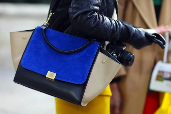 Celine Trapeze Bag | Colorblock Bags | Handbag Trends 2013  