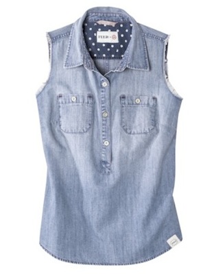 target chambray shirt