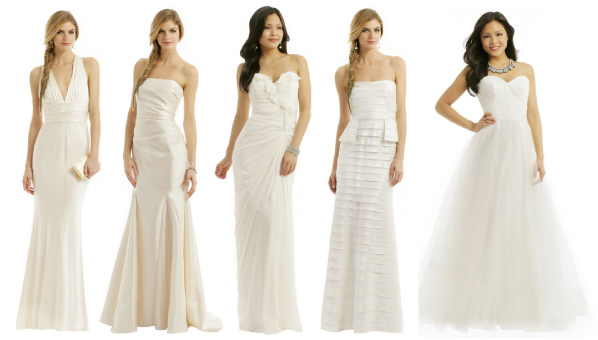 Rent designer bridesmaid dresses