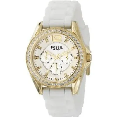 White and Gold Watch