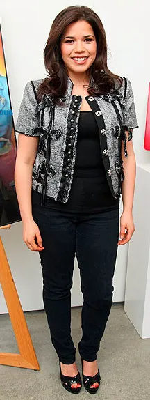 America Ferrera Tweed Jacket