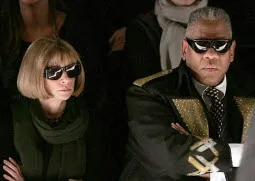 Andre Leon Talley and Anna Wintour