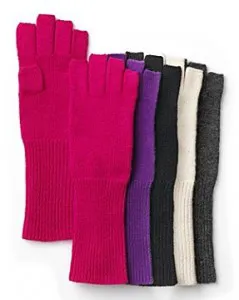 Aqua Fingerless Gloves