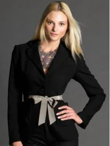 BR monogram black blazer