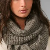 Bop Basics Thick Knit Eternity Scarf