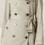 Womans Jackets - Burberry Brit Double-Breasted Trench Coat