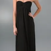 C&C California Strapless Maxi Dress with Lace C&C California Strapless Maxi Dress with Lace