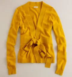 Cashmere tie-front cardigan Cashmere tie-front cardigan