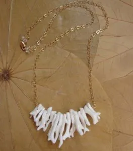 White Coral Necklace