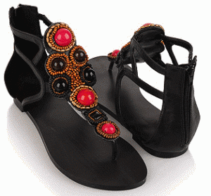 Beaded Sandals