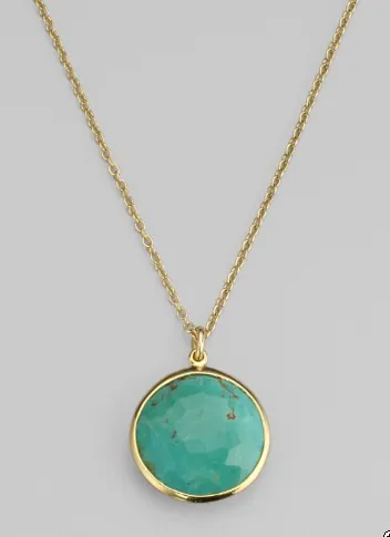 Ippolita Turquoise & 18K Yellow Gold Necklace