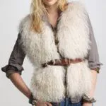 J Crew Mongolian Lamb vest J Crew Mongolian Lamb vest