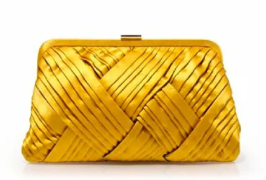 J Crew Satin Panier Clutch