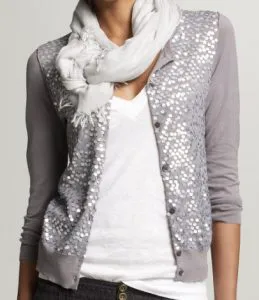 J.Crew Ombré paillette cardigan