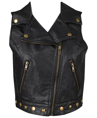 Leather VEST F21