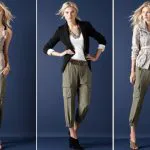 Loft Silk Cargo Pants On Models Loft Silk Cargo Pants On Models
