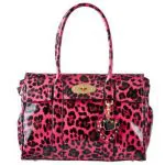 Mulberry for Target - Mulberry for Target Large Cerise Leopard Satchel in Pink Mulberry for Target - Mulberry for Target Large Cerise Leopard Satchel in Pink