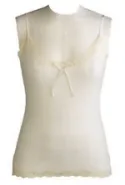 Organic Lace Trim Cami