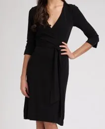 diane von furstenberg tie-front wrap dress