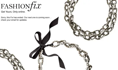 Saks FashionFIx flash sales