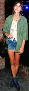 Alexa Chung military jacket