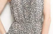 Banana Republic Pleated animal print tank Banana Republic Pleated animal print tank
