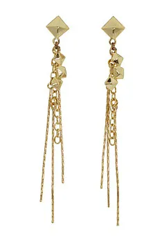 Rachel Leigh Pyramid Fringe Earrings