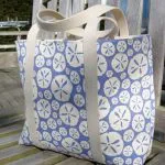 Sand Dollar Tote in Corn Flower Blue - Medium