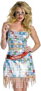 Sassy Deluxe Scrabble Costume Sassy Deluxe Scrabble Costume