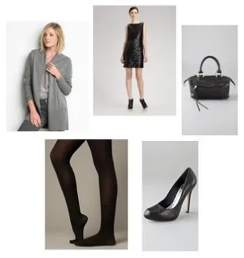 Sequin Dress Collage