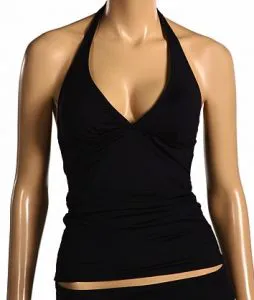 Tommy Bahama Pearl Shirred Halter Tankini Top