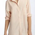 Trouve Button Front Boyfriend Shirt Trouve Button Front Boyfriend Shirt