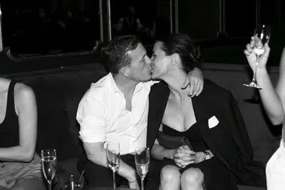 Scott Schuman kisses Garance Dore
