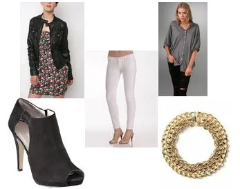 What to wear with white jeans COLLAGE