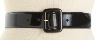 Womens Belts | Black Patent Leather Belts