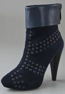 alexandrine suede booties