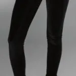 alice and olivia velvet leggings