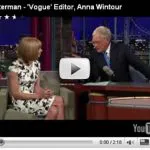 anna wintour on the late show anna wintour on the late show