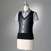 argyle sweater vest
